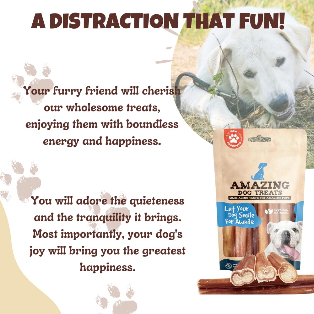 Amazing Dog Treats packaging 5-pcs convenient weekly supply for dogs