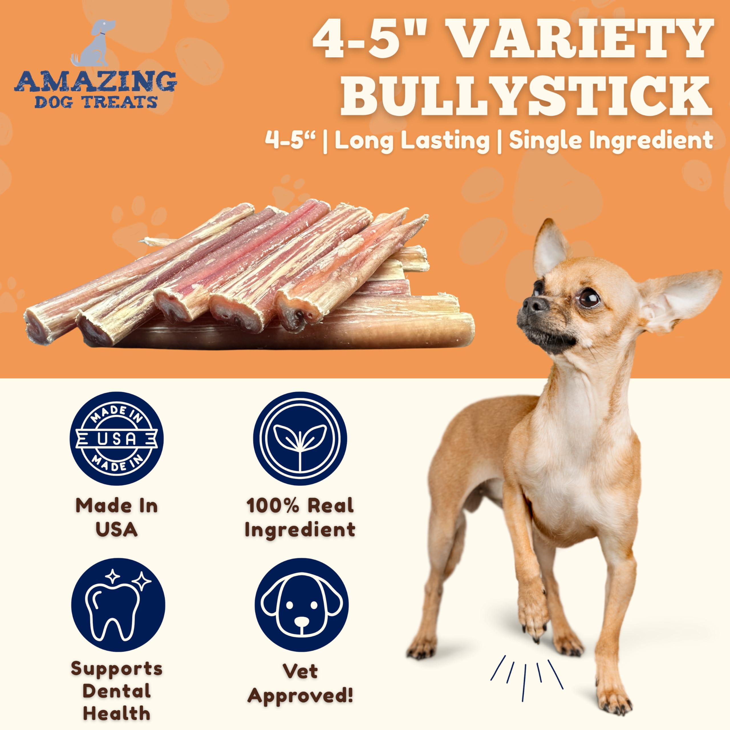 Amazing Dog Treats premium dog chews showcasing natural beef flavor and long-lasting enjoyment