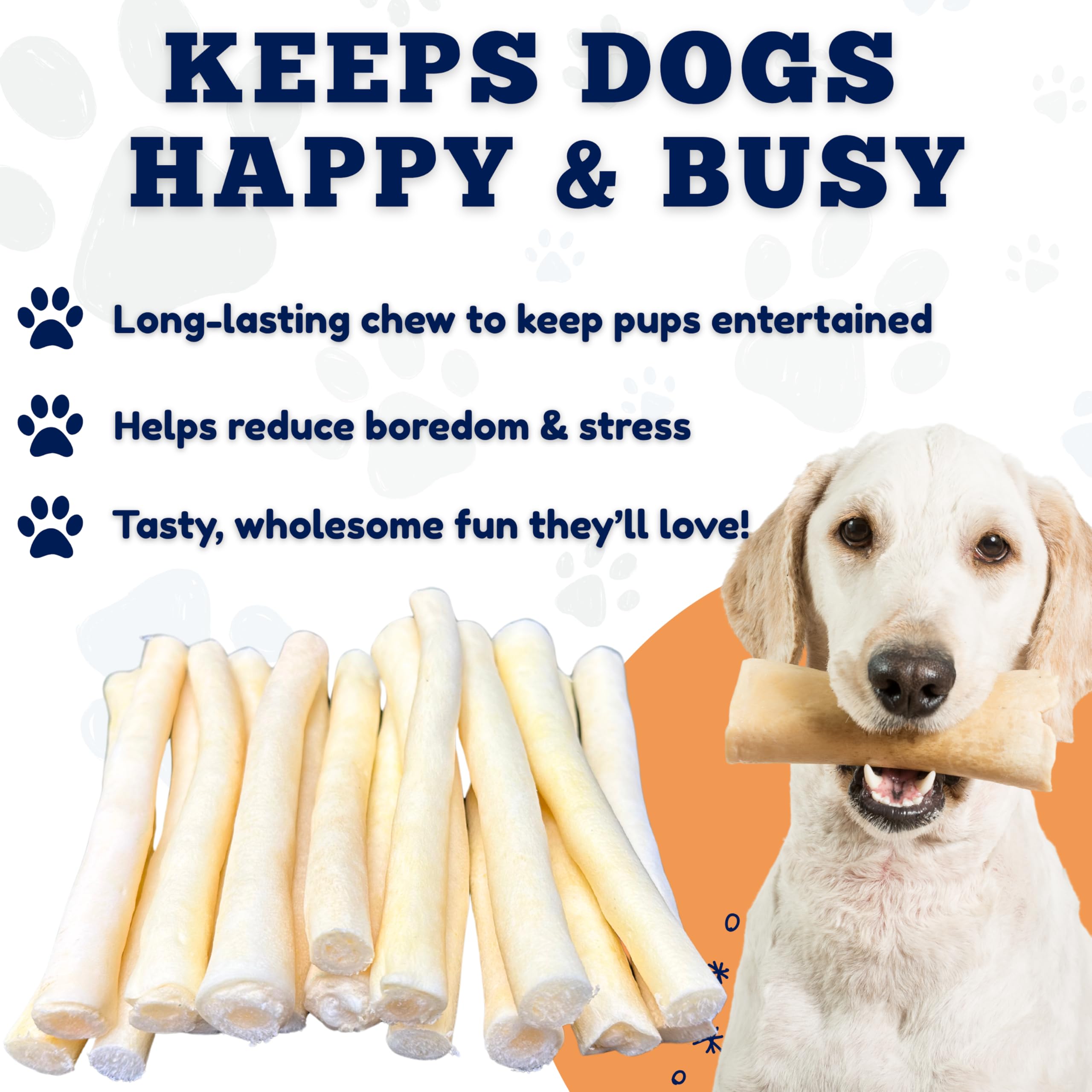 Amazing Dog Treats rawhide alternative — no added chemicals or preservatives
