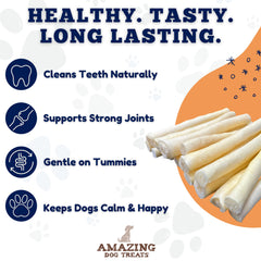Amazing Dog Treats thin cow tail chew — ideal for smaller dogs and lighter chewers