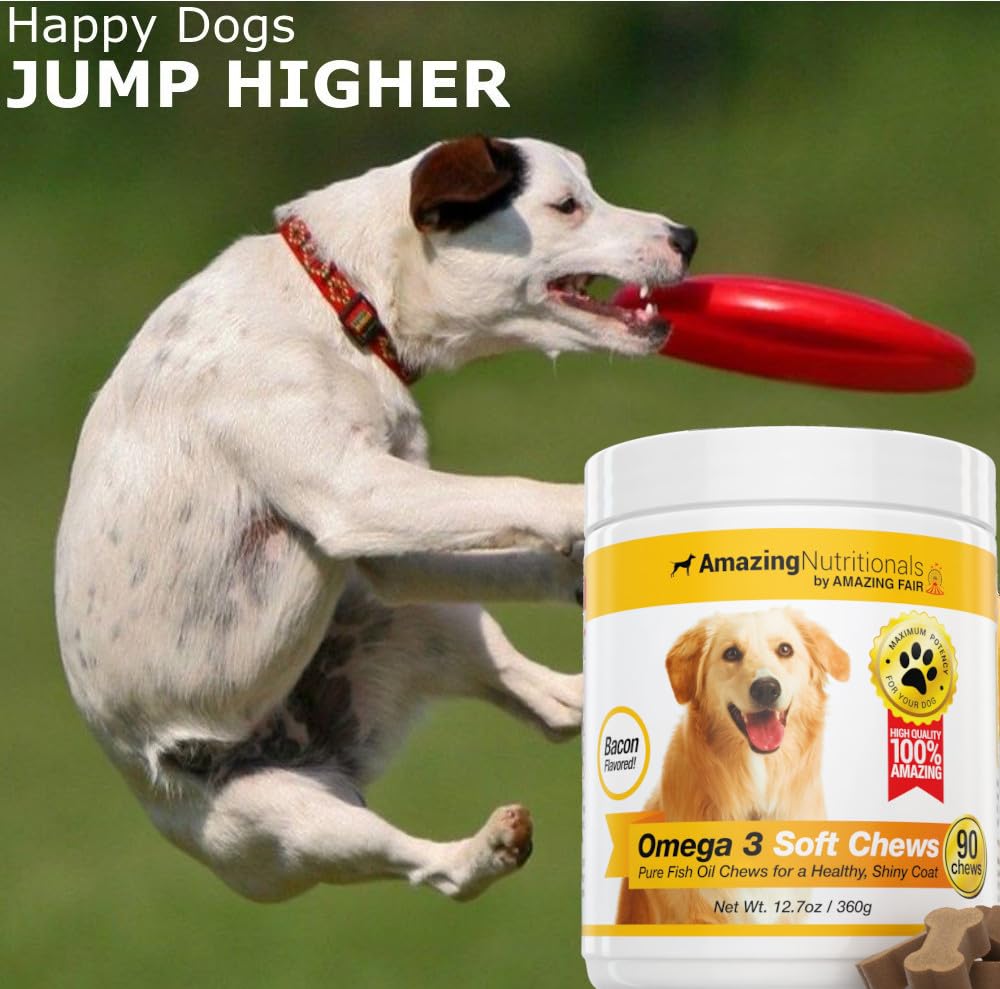 Amazing Nutritionals Amazing Omega-3 for Dogs coat shine image shows a glossy dog coat.