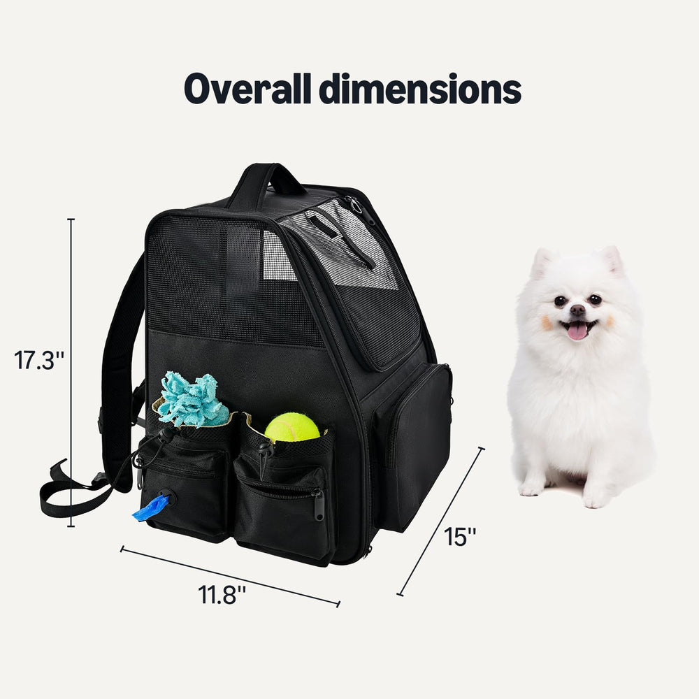 Amazon Basics pet backpack removable pad for easy cleaning and comfort.