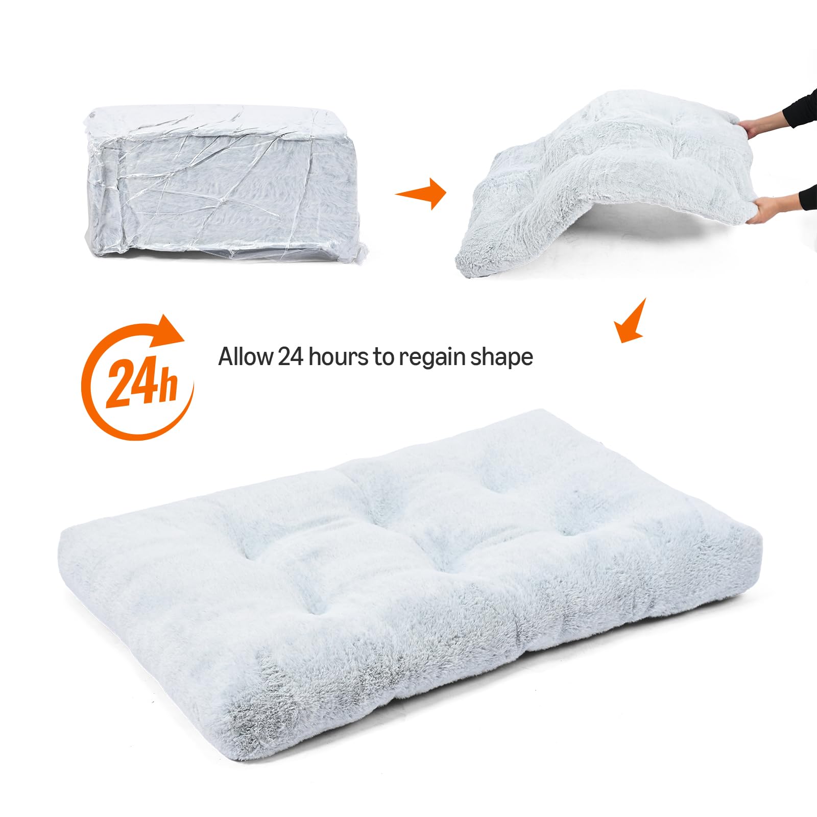 Amazon Basics small dog bed crate-usage shows versatile crate setup