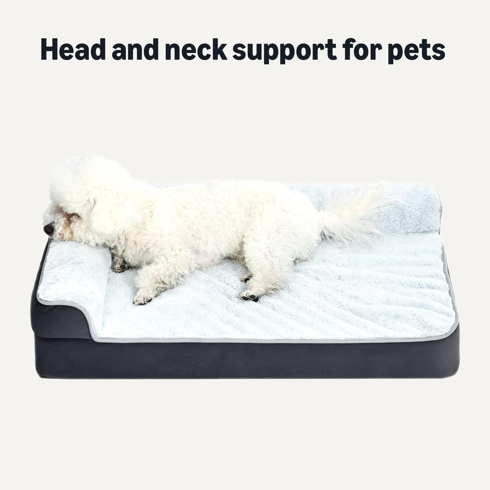 Amazon Basics plush bolsters provide head and neck support for relaxed lounging