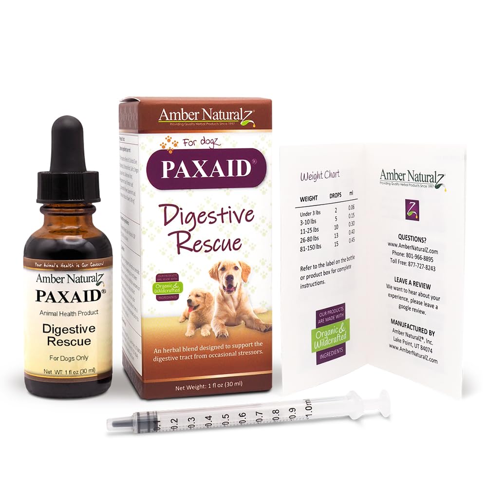 Amber NaturalZ Paxaid organic herbal blend emphasizes clean sourcing