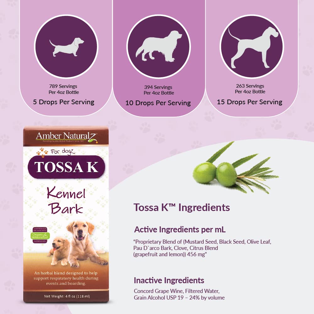 Amber NaturalZ Tossa K Kennel Bark dog-comfort during travel and events