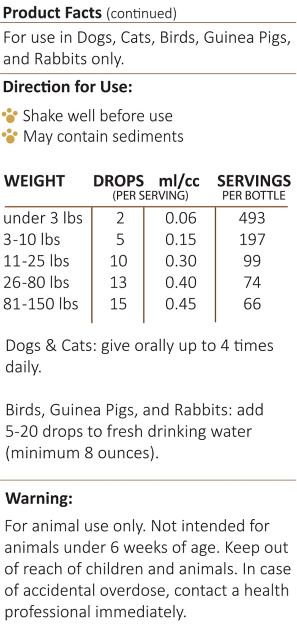 Amber NaturalZ Vibactra Plus quality-control label signals no artificial colors or flavors.