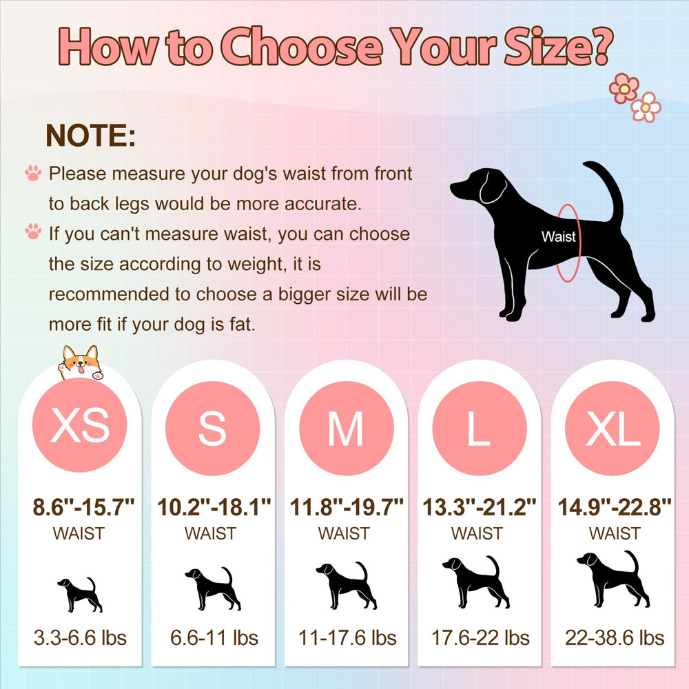 Ambreview disposable dog diapers female pull-up design enables quick on-off