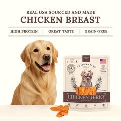 American Paws chicken jerky from USA-sourced ingredients supports traceable quality.