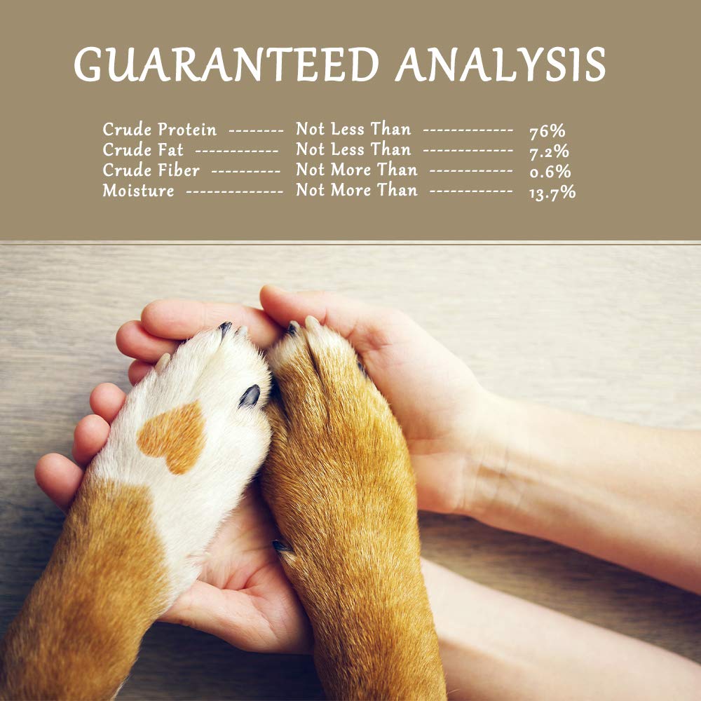 Single-ingredient real chicken breast; all-natural benefits from American Paws