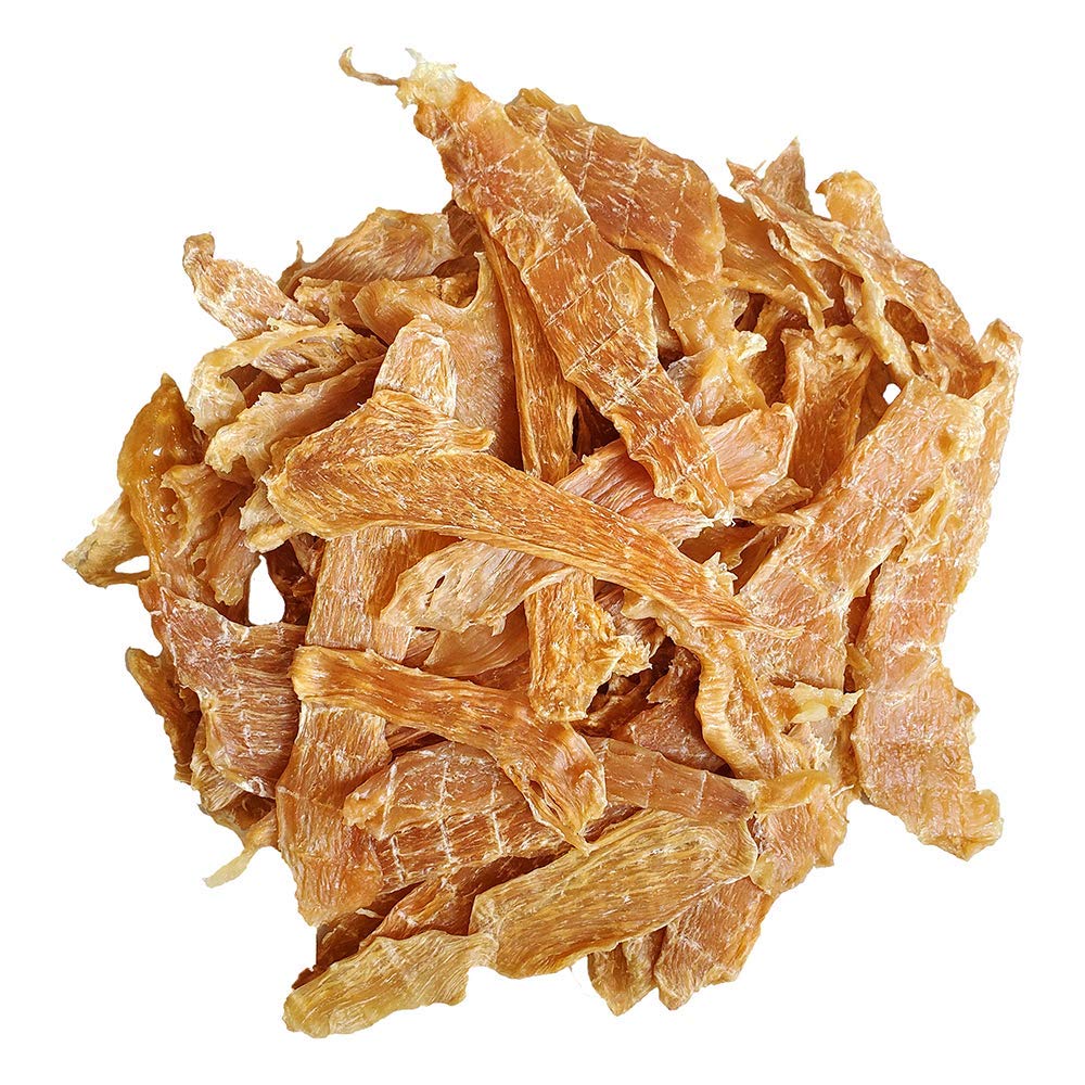 Training moment with American Paws jerky; perfect bite-size reward