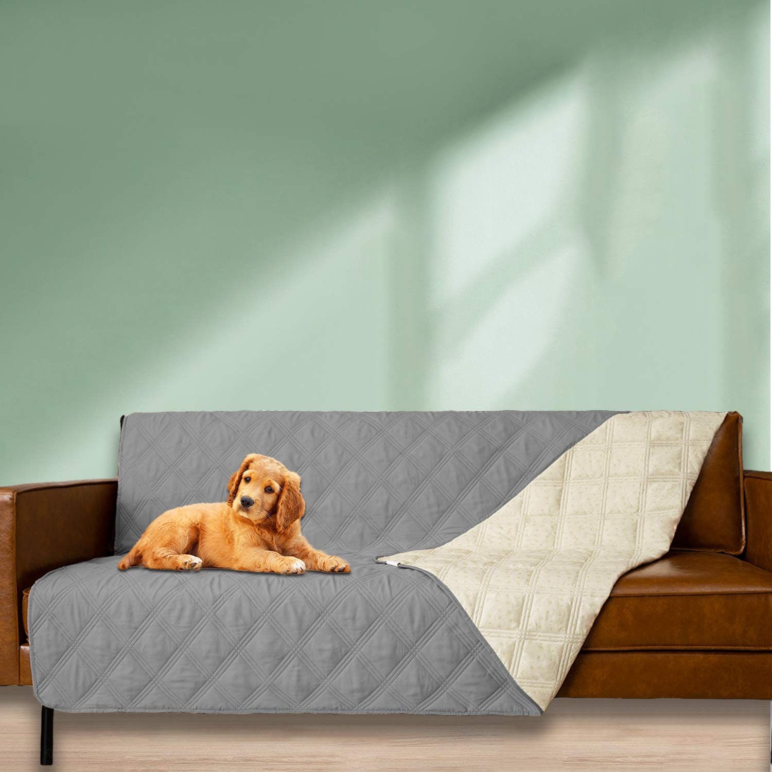 Ameritex anti-slip paw back keeps protectors in place on furniture.