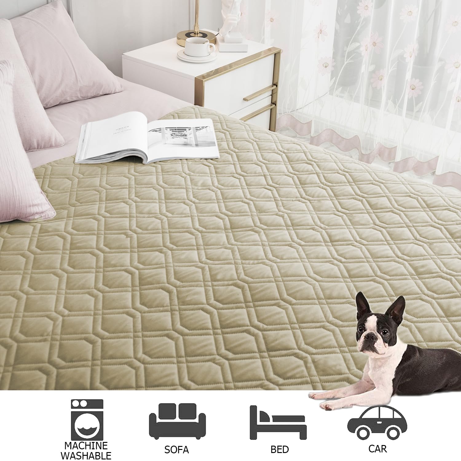 Ameritex keeps cushions clean during play and cuddle time.