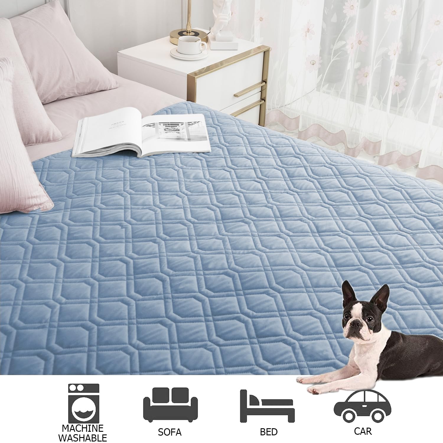 Machine-washable Ameritex cover ready for quick refresh.