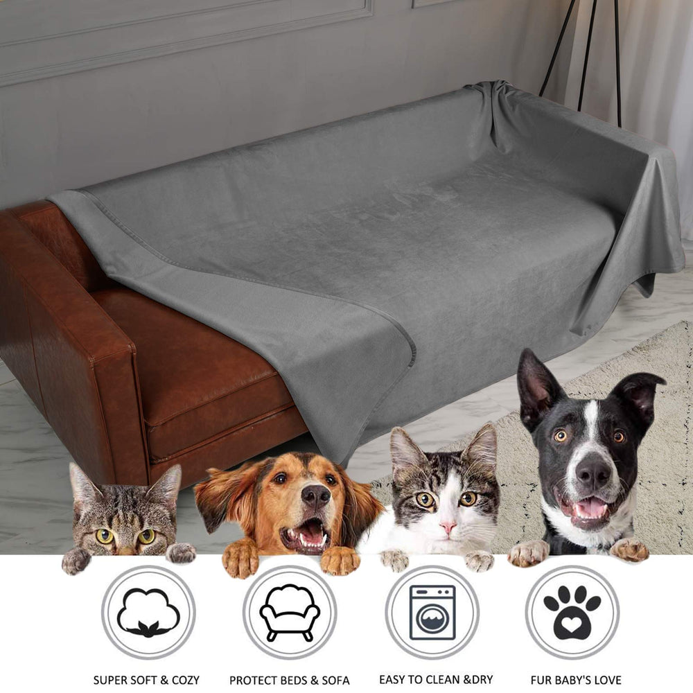 Ameritex pet bed blanket machine washable for easy cleaning