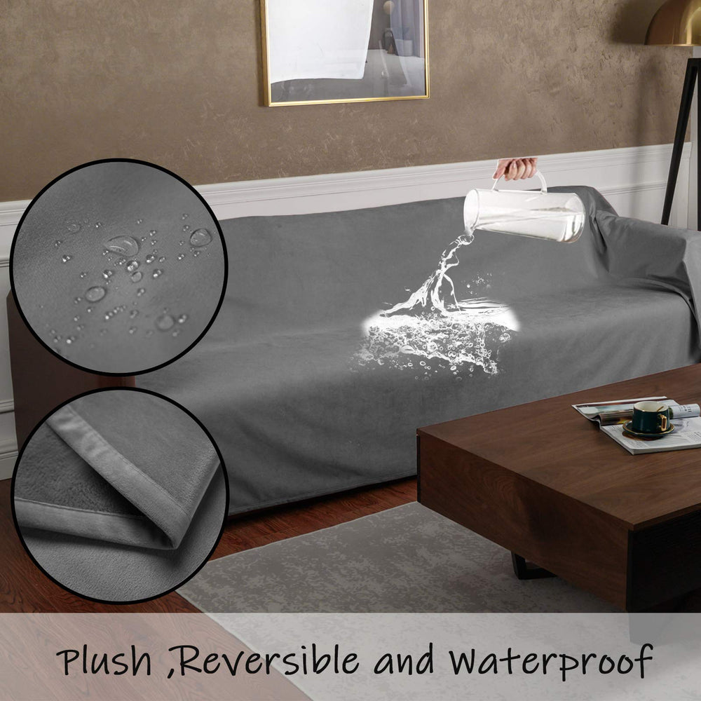 Ameritex pet bed blanket two-color reversible styling for décor