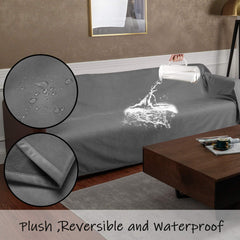Ameritex pet bed blanket two-color reversible styling for décor