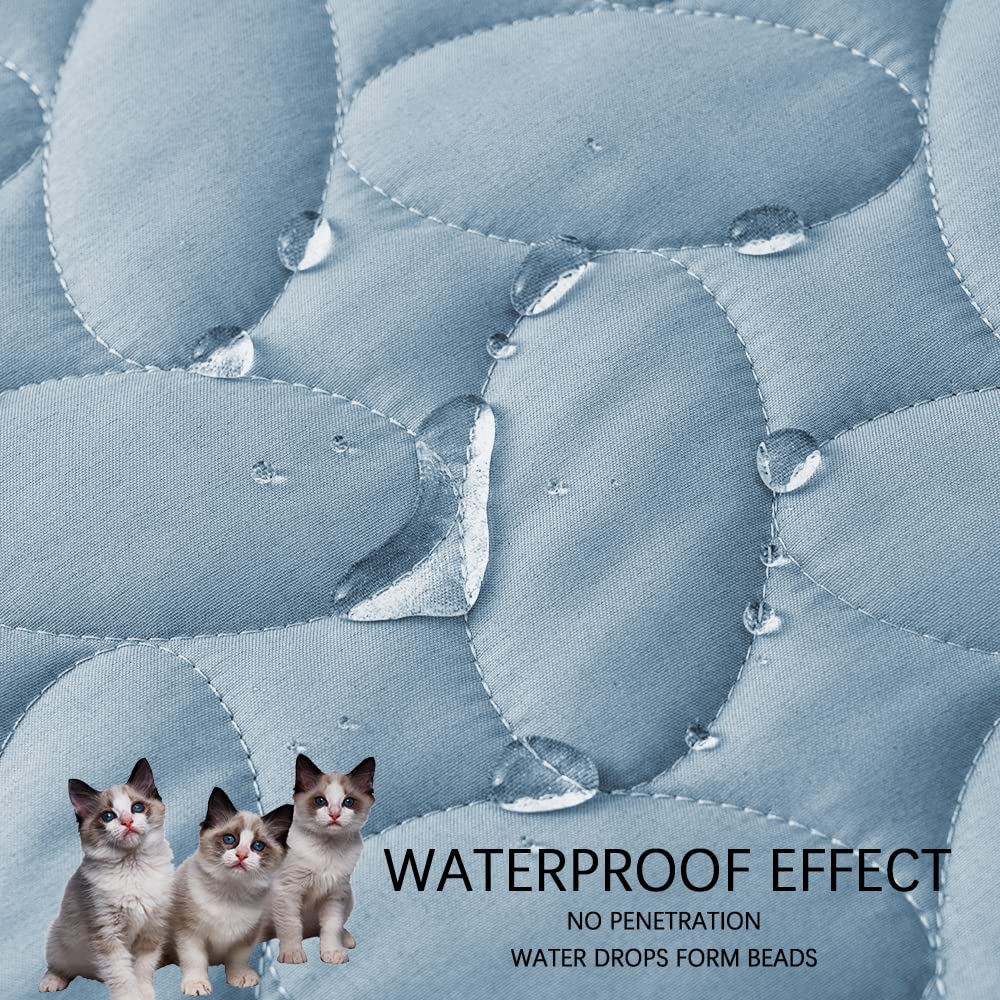 Ameritex pet bed cover anti-slip paw design keeps cover in place on furniture