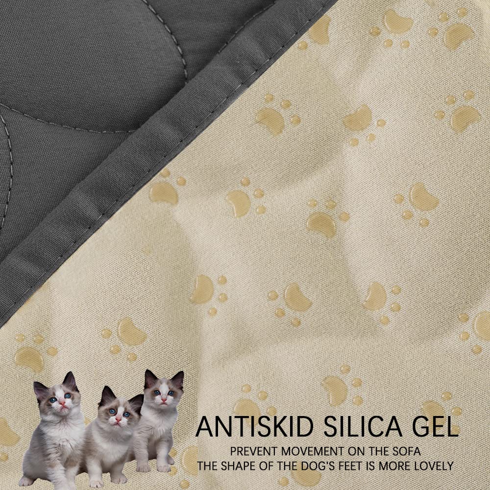 Ameritex pet bed cover sofa-fit shows universal application on couches and chairs
