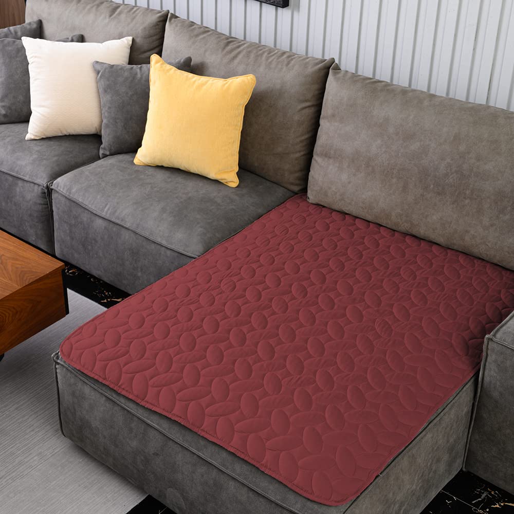 Ameritex Pet Bed Cover waterproof coating closeup protects furniture from spills