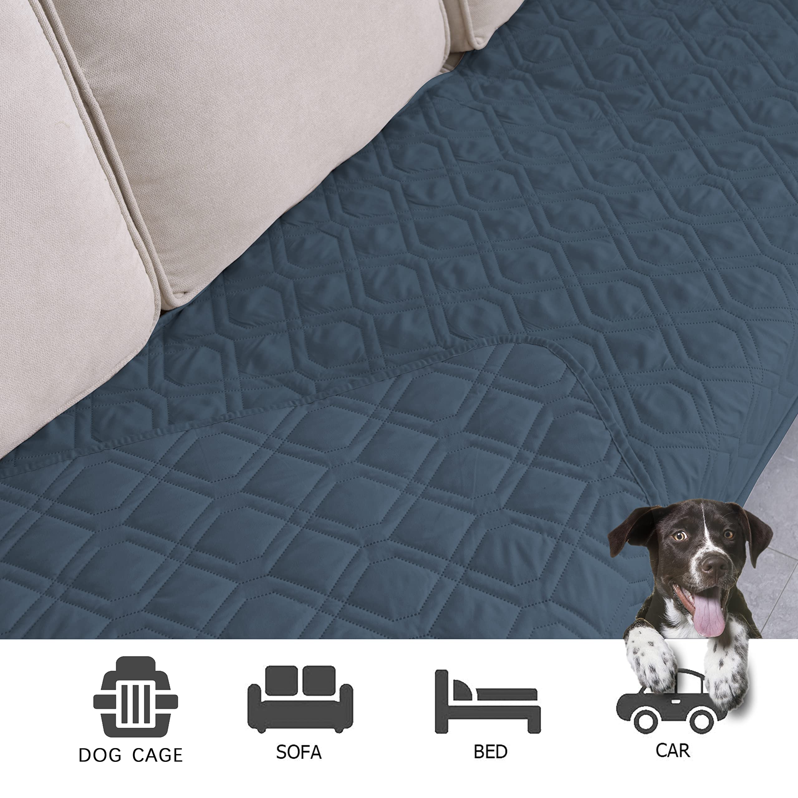 Ameritex pet-friendly blanket nap spot demonstrates cozy comfort for pets.