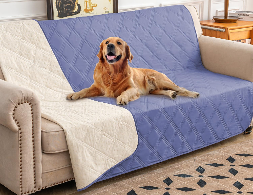 Ameritex waterproof bed cover main shot demonstrates durable protection for furniture.