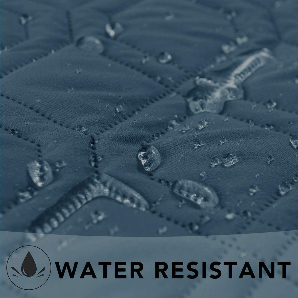 Ameritex dog bed cover close-up stitching shows durability and quality.