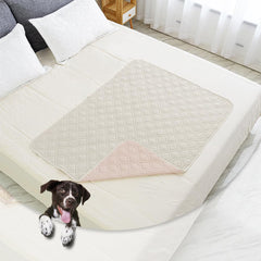 Ameritex waterproof dog bed cover closeup fabric reveals soft microfiber texture
