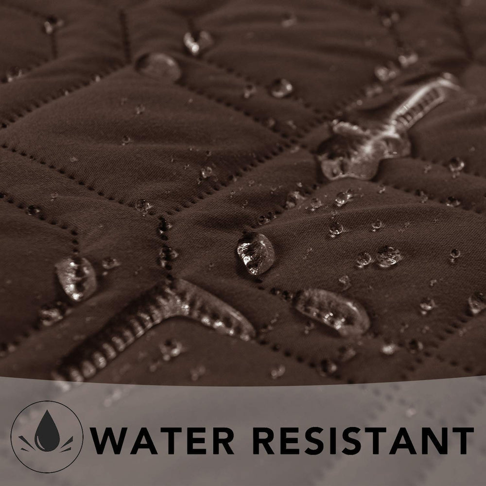 Ameritex waterproof dog bed cover fabric detail shows soft, durable material for daily wear.