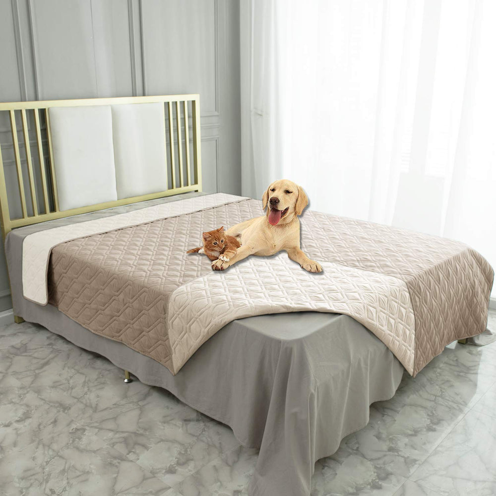 Ameritex waterproof dog bed cover machine washable for easy cleanup