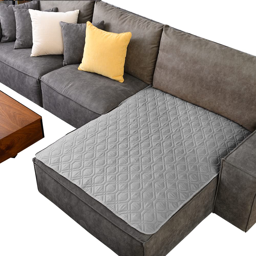 Ameritex waterproof dog bed cover on couch protects furniture from spills and fur