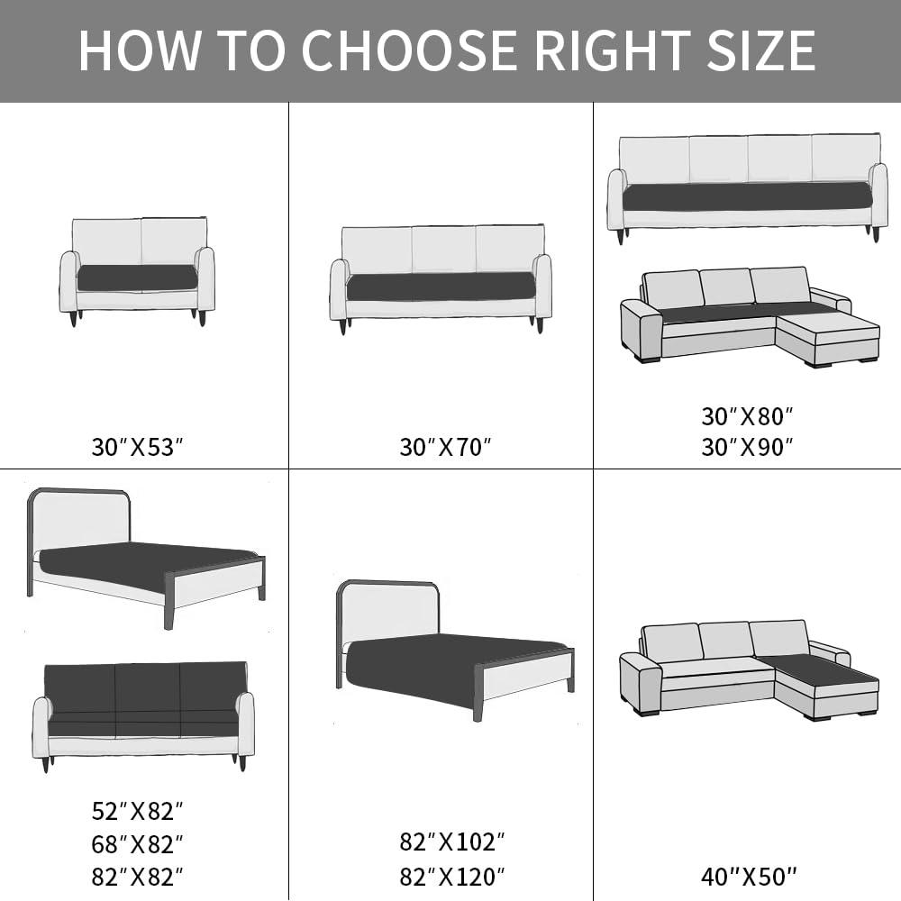Ameritex waterproof dog bed cover reversible colors shows two styling options