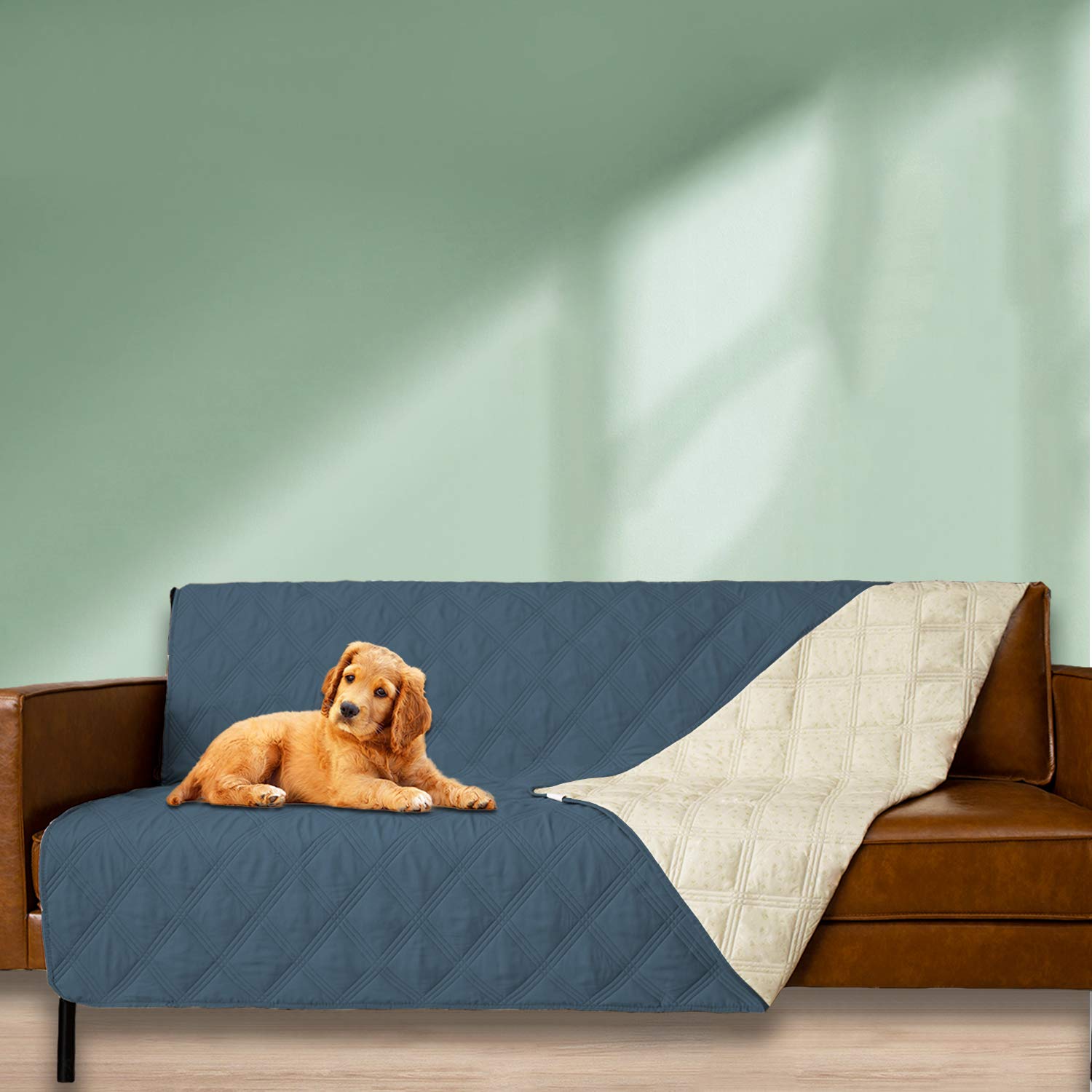 Ameritex soft luxury fabric with anti-slip back adds cozy support