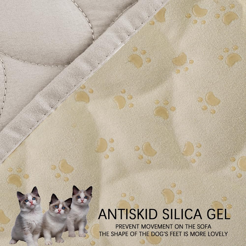 Ameritex 82x120 inch cover provides large-scale protection for a spacious sofa.