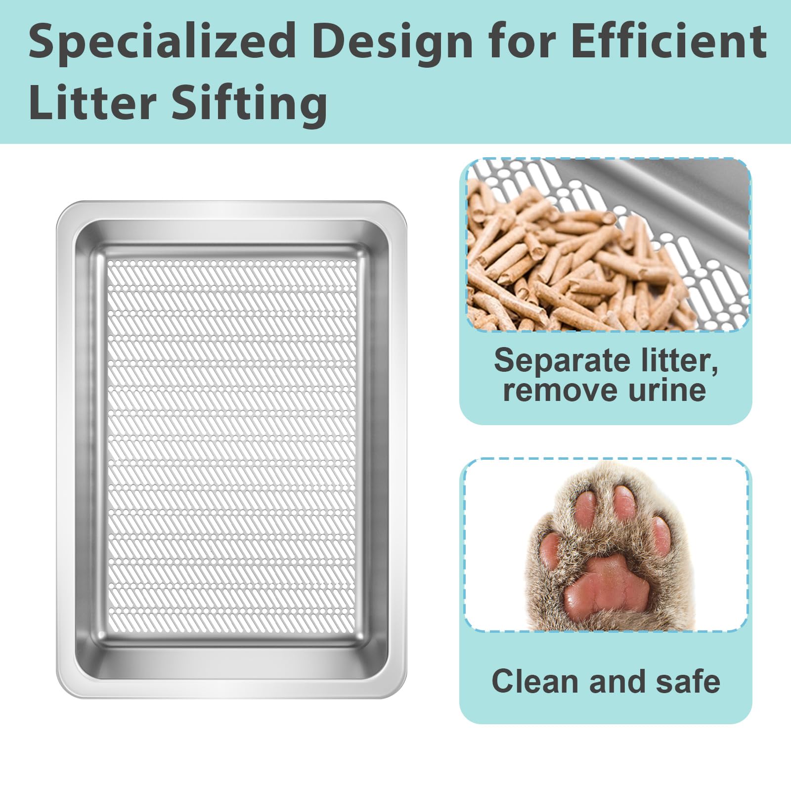 Amibud base collects moisture effectively, keeping the tray drier and easier to maintain.