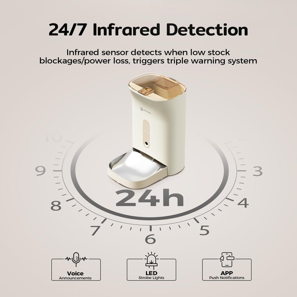 Amicura F1 PRO feeding alarm keeps you informed of feeding status.