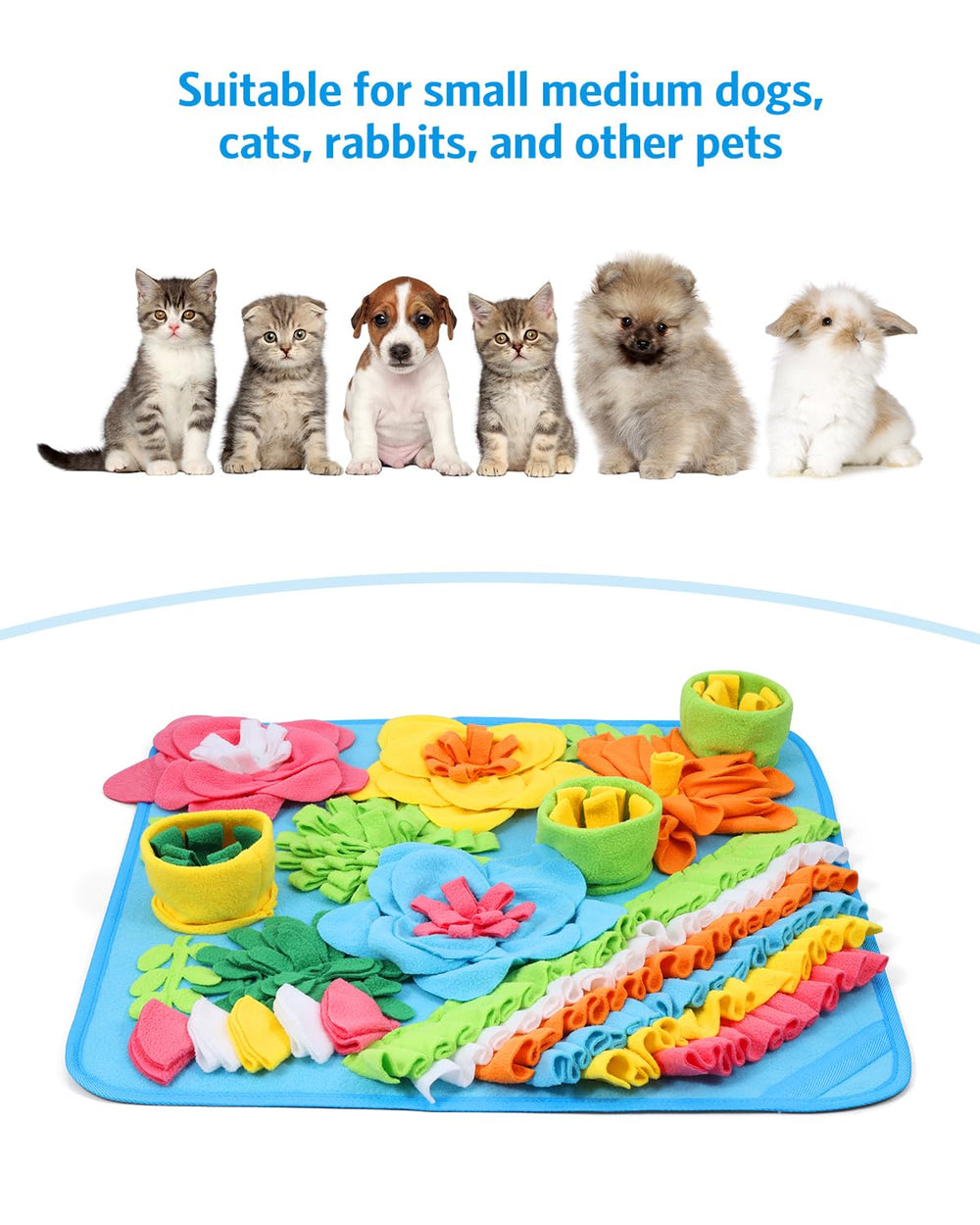 AMIR Snuffle Mat portable design folds for easy travel