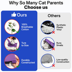 Amkune Cat Carrier Pouch breathable cotton fabric for lasting comfort and durability