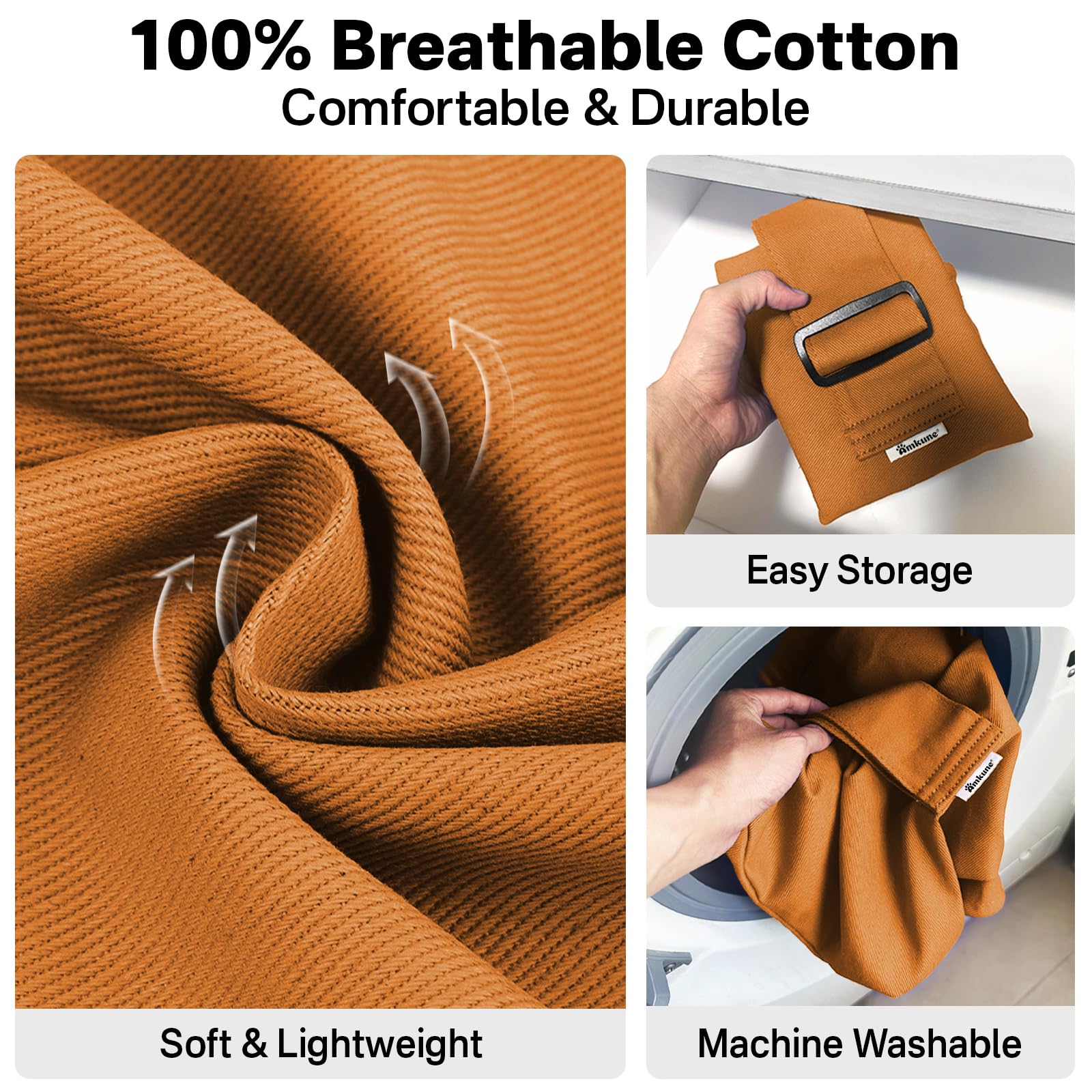 Amkune Cat Carrier Pouch supports vet visits and grooming with a close, secure space.