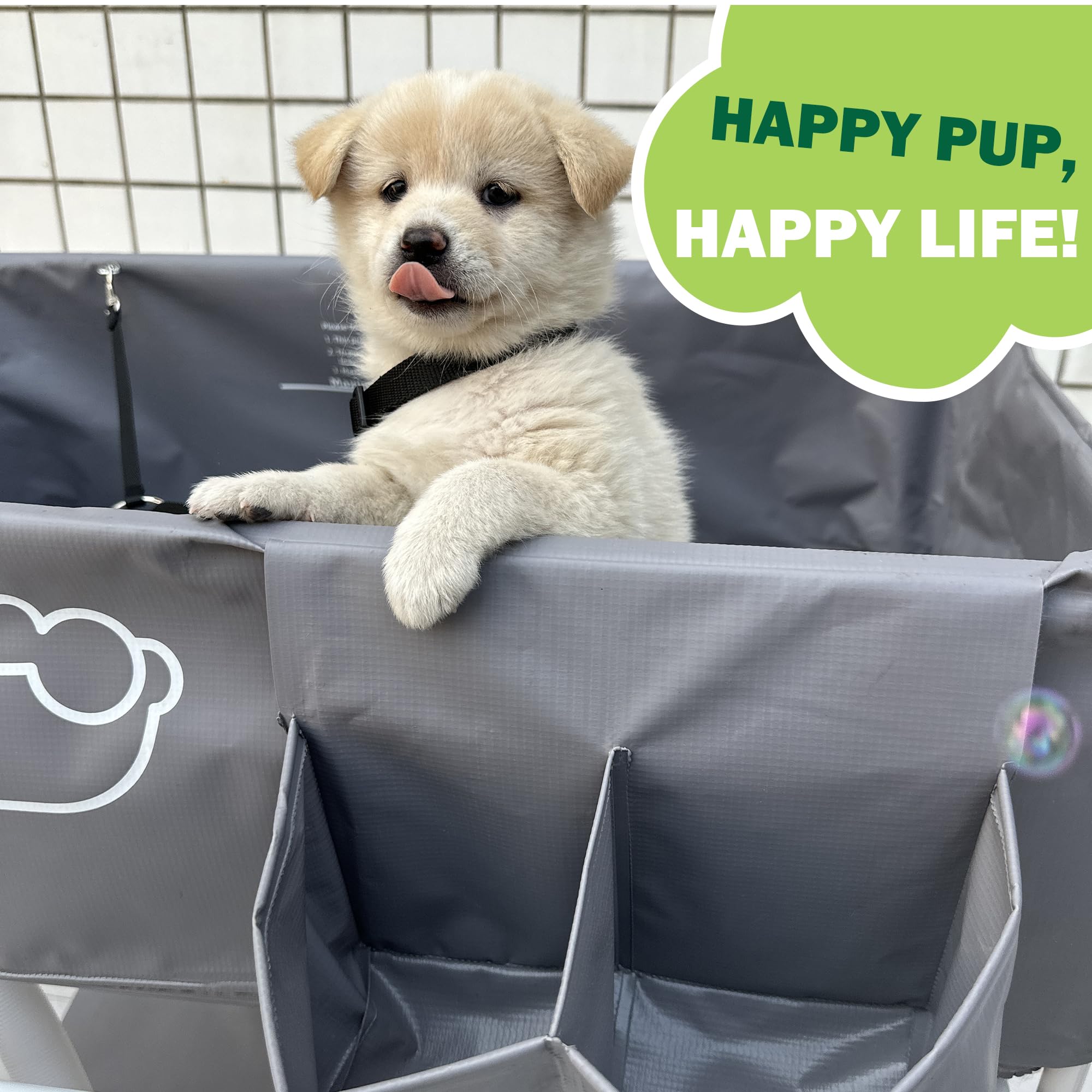 Amlmpet built-in drainage port for quick water removal after baths