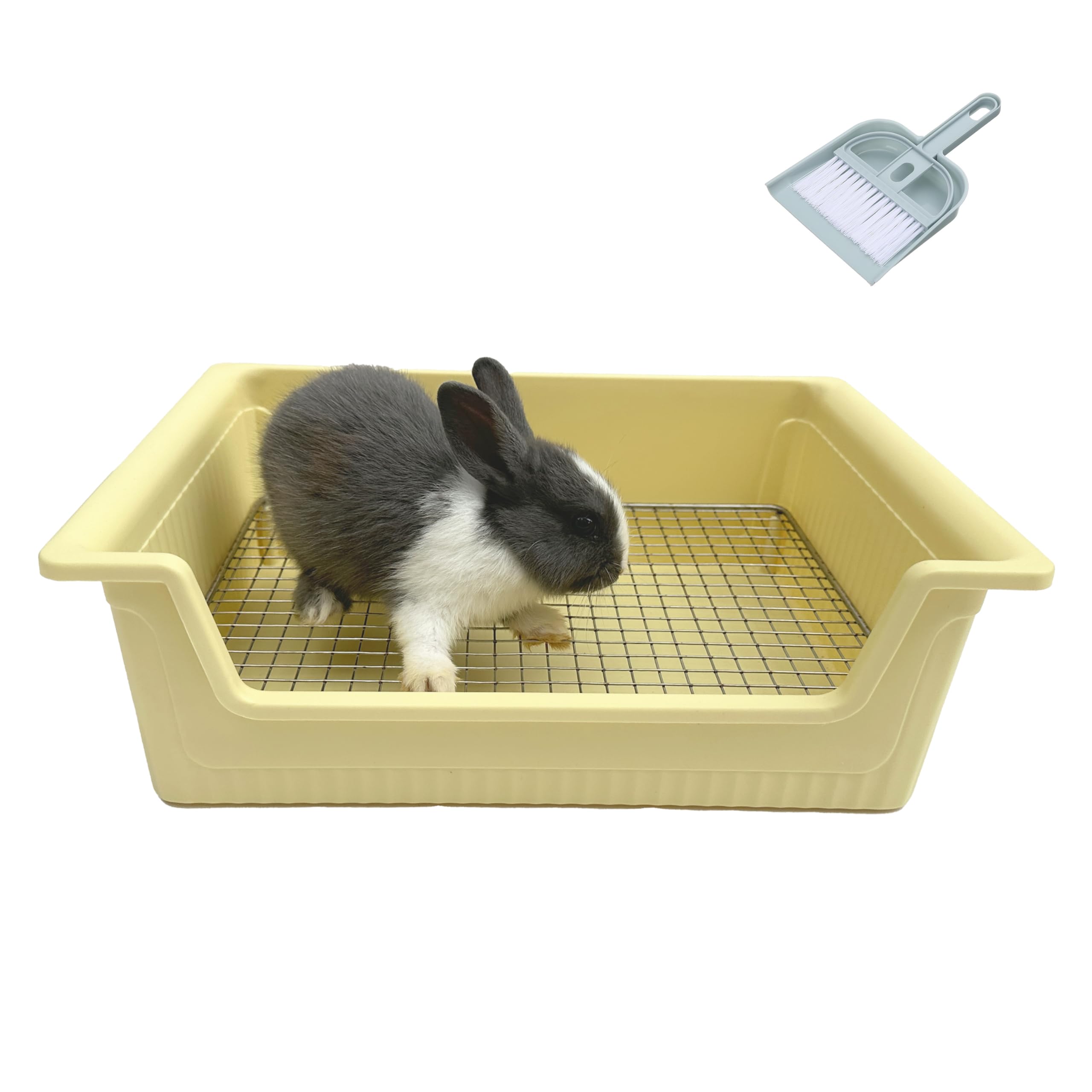 Amlmpet stainless steel grid litter box shows rust-proof durability and clean waste separation.