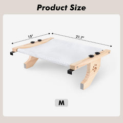 AMOSIJOY cat hammock easy assembly—quick setup without tools.