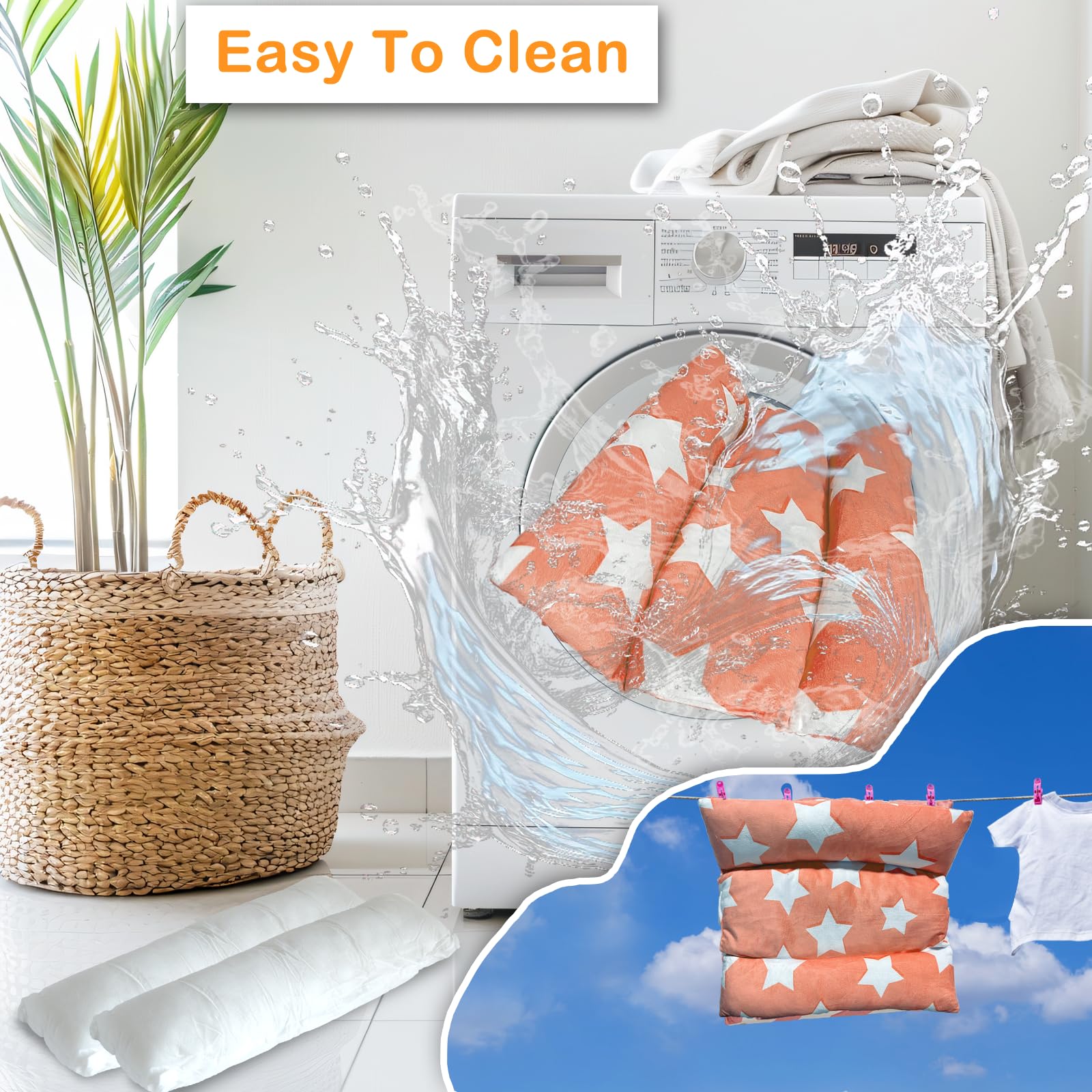 Amremsu bed detachable cover image demonstrates easy-clean zipper