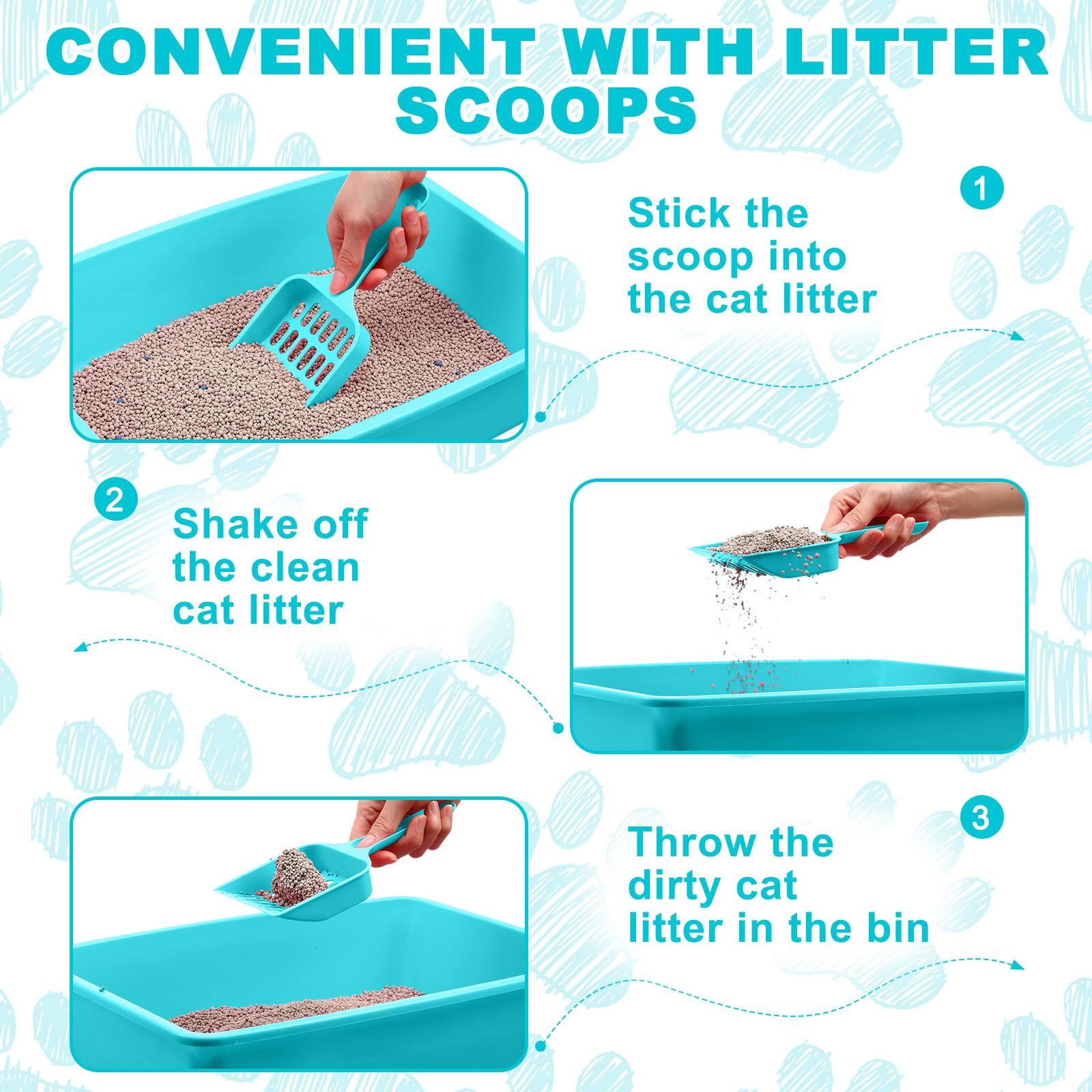Amyhill medium-size litter tray 14.6 by 10.6 by 3.4 inches