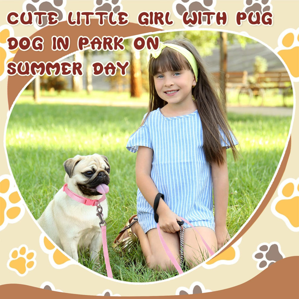 Amylove 47-inch leash extended for relaxed, controlled walking and training.