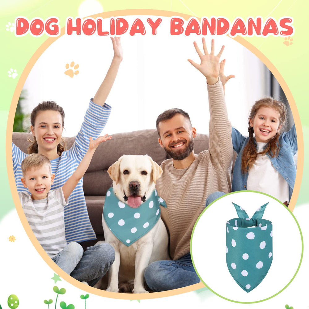 Amylove adjustable size dog bandana ensures a comfy fit for small dogs and cats.