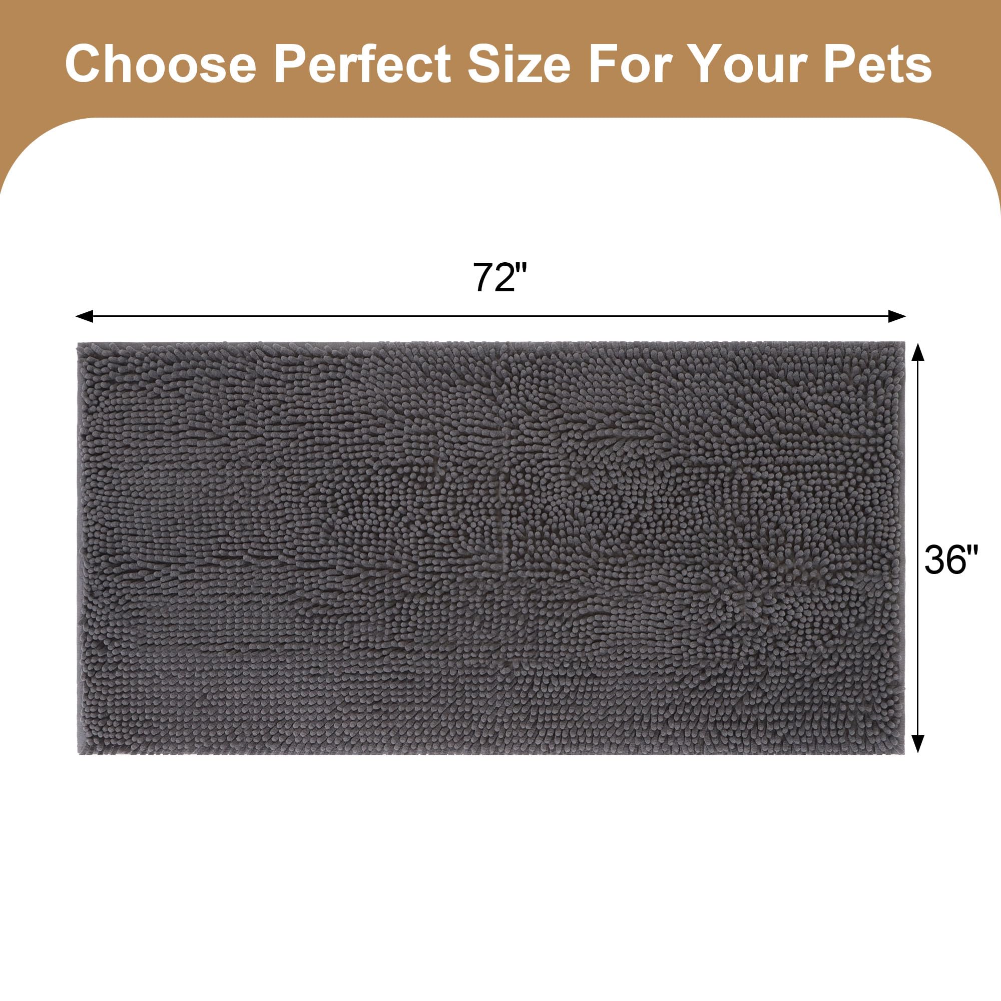 Amyracel entryway mat for indoor-outdoor use suits entryways, garages, and more
