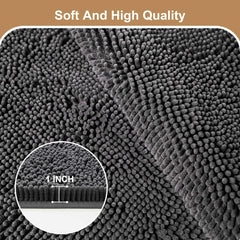 Amyracel washable mat in washing machine makes quick refreshes easy