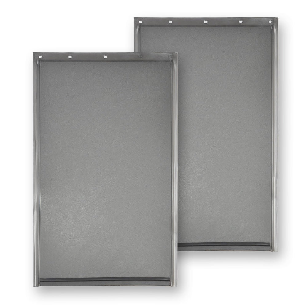 AMZOO dog door flap weather-resistant closeup showing durable seal for drafts
