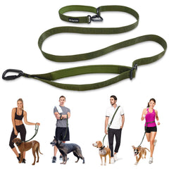 ANAFNI heavy-duty tactical dog leash 6in1 setup for versatile hands-free walking and training.